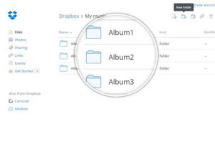 Create folders for your media