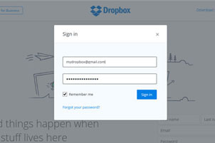 Enter your username and email