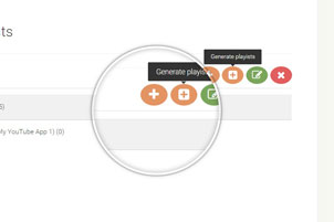 Click Generate playlists button