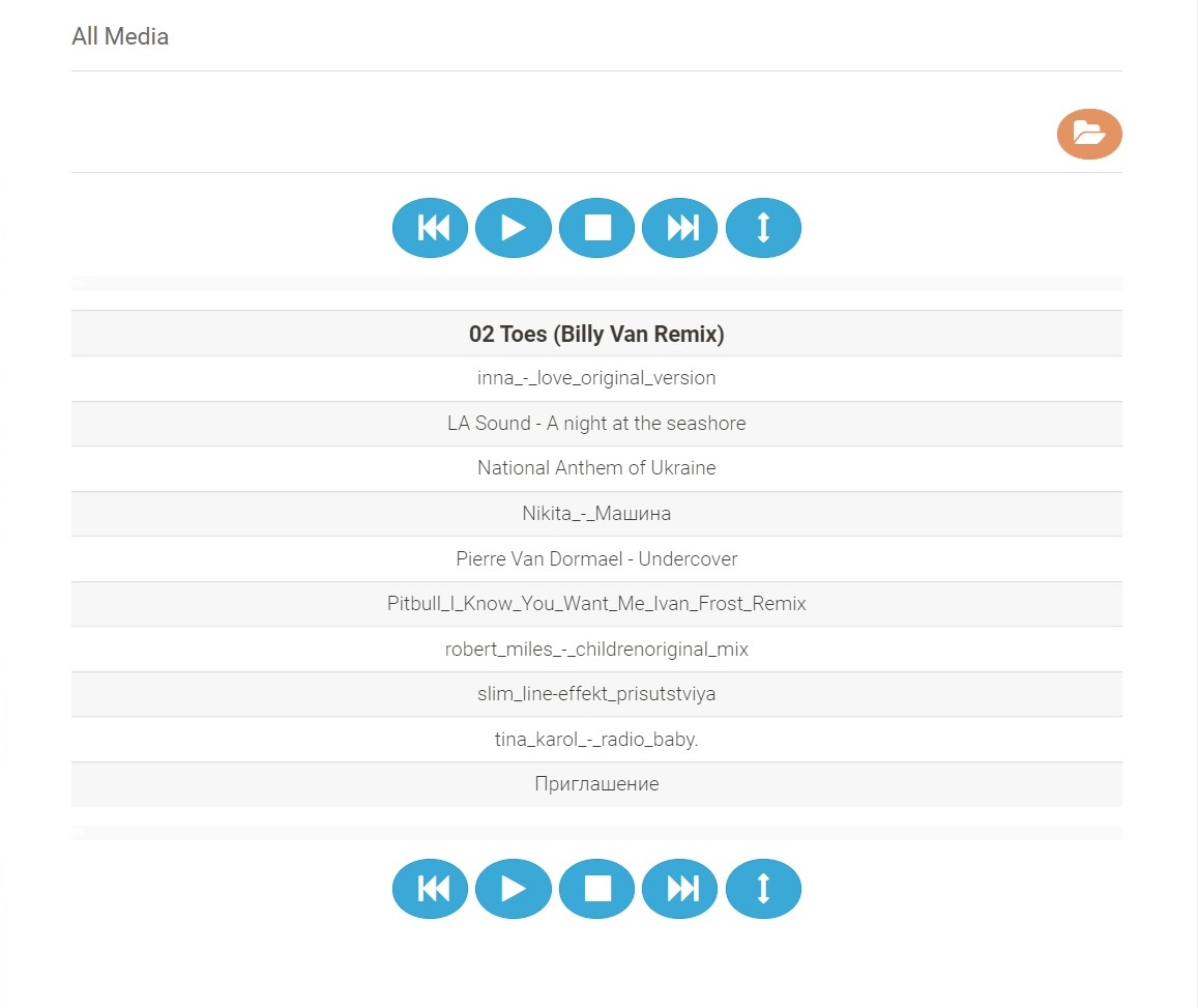 Dropbox demo player
